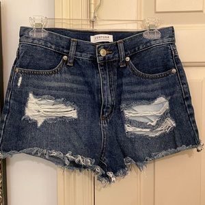 Just USA Distressed Denim Shorts size small